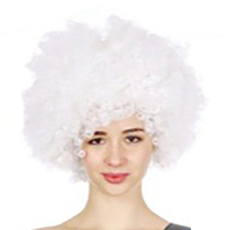 Afro Wig - White