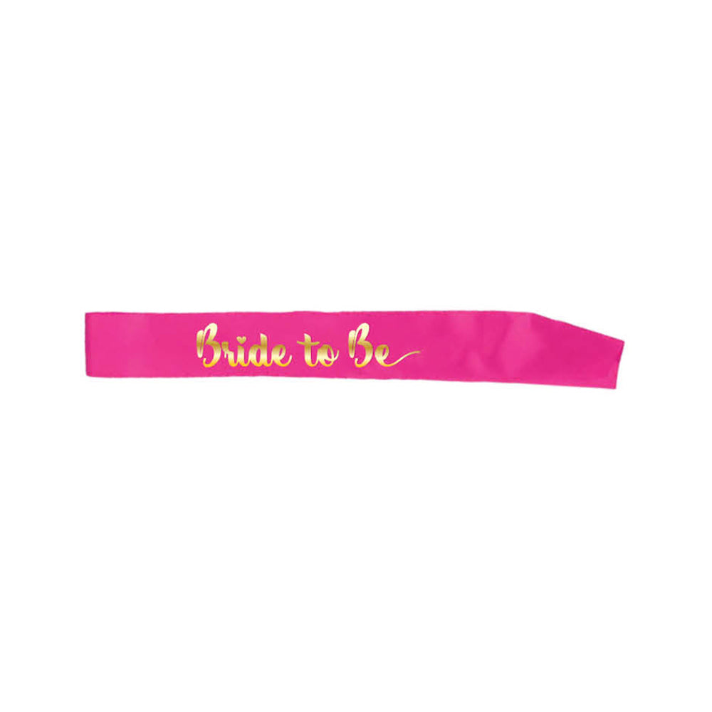 Hen's Bride To Be Sash - Pink