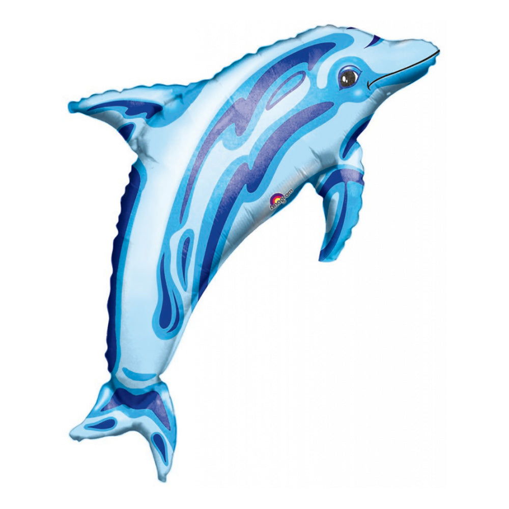 SuperShape XL Ocean Blue Dolphin Balloon