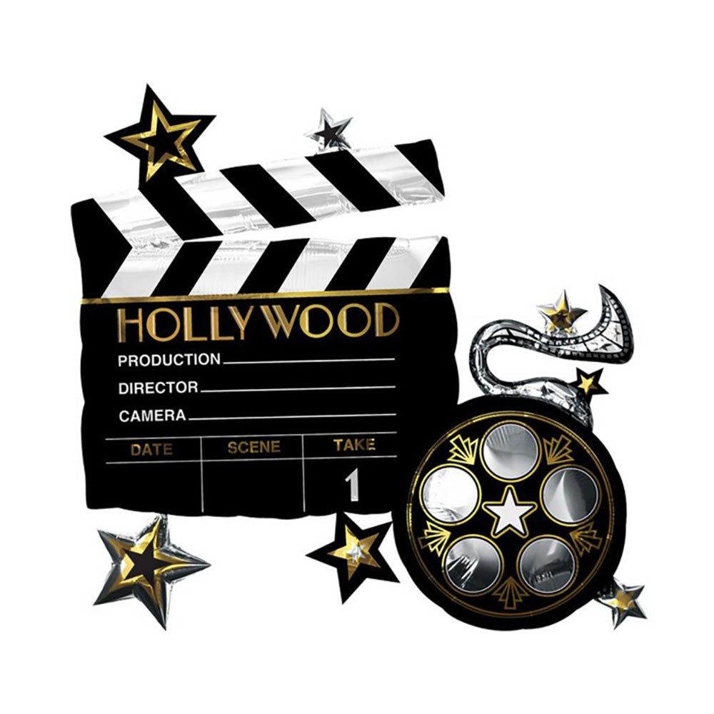 Supershape Hollywood Lights Camera Action Foil Balloon