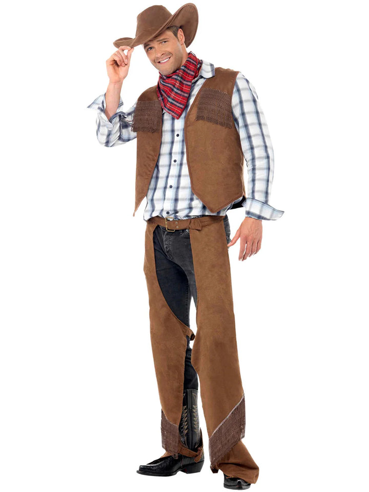 Fringe Cowboy Brown Costume