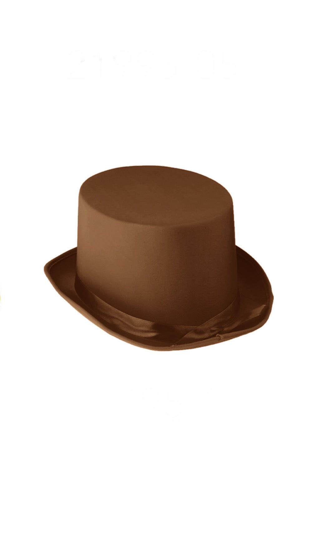 Satin Brown Top Hat