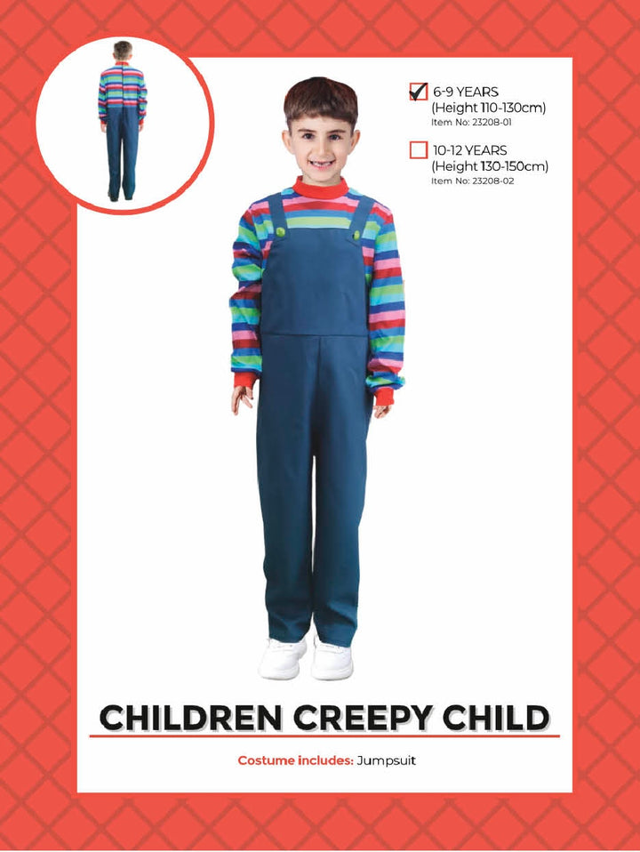 Creepy Chucky Child Costume