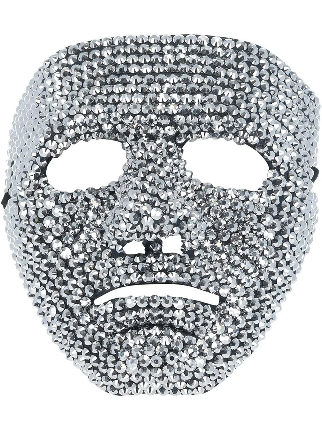 Silver Jewelled Robot Mask