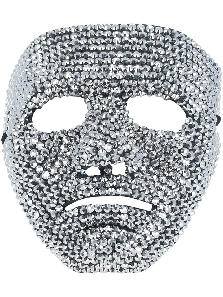 Silver Jewelled Robot Mask