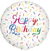 Sprinkles Happy Birthday Balloon