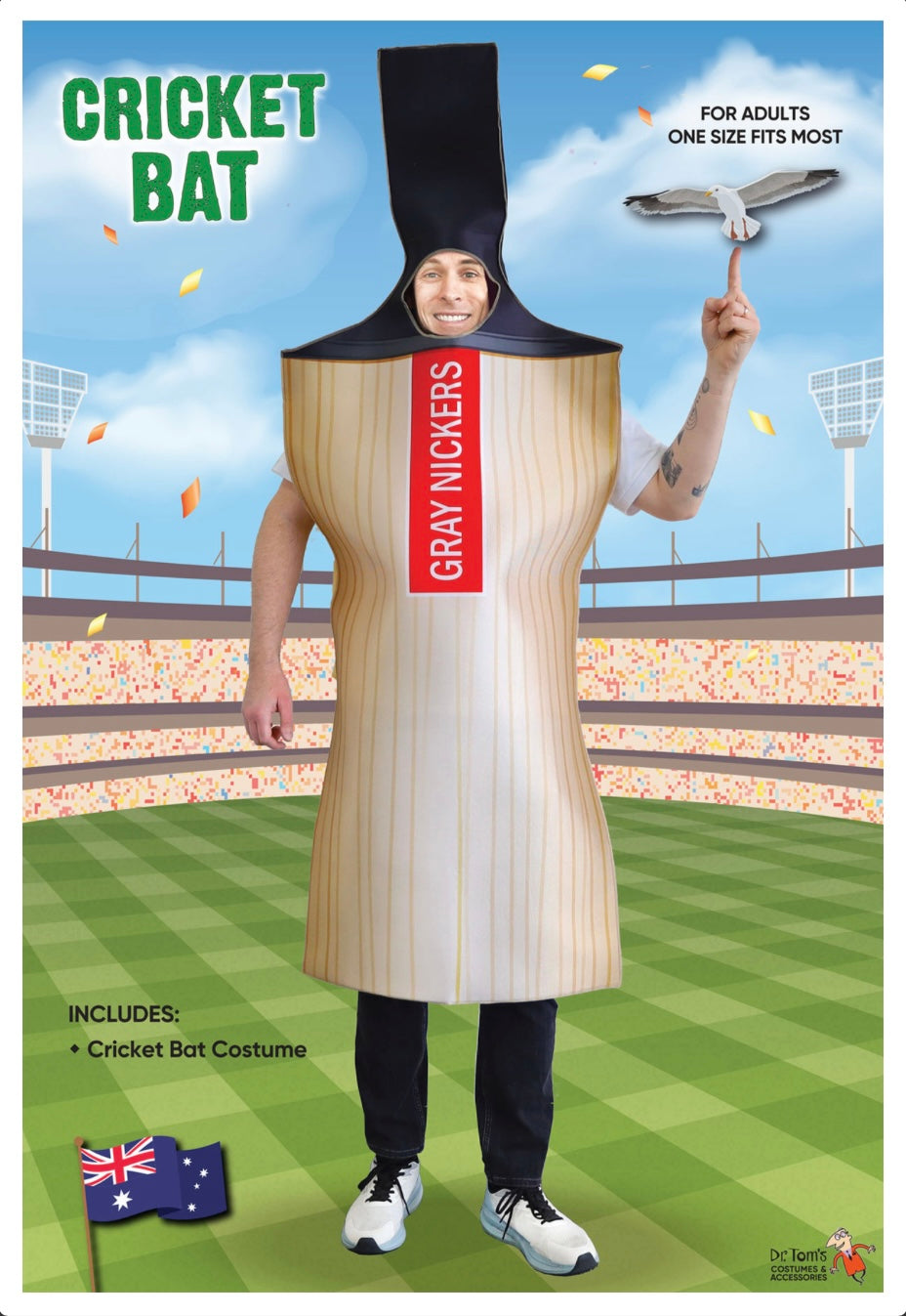 Aussie Cricket Bat Costume