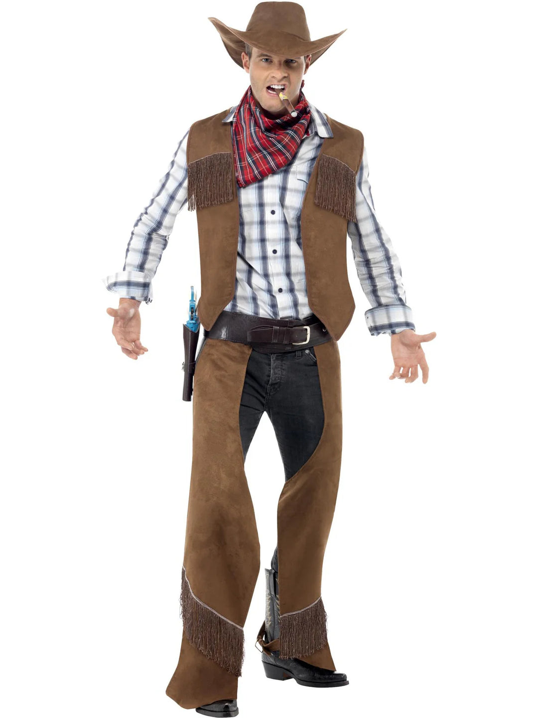 Fringe Cowboy Brown Costume