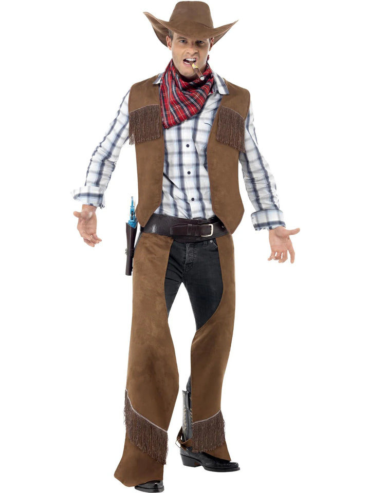 Fringe Cowboy Brown Costume