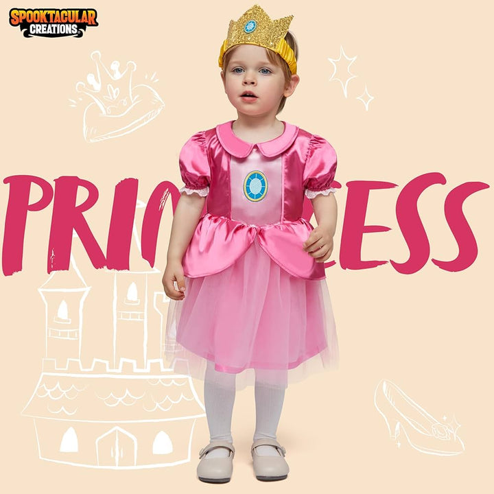 Baby 1-2 years Princess Peach Costume