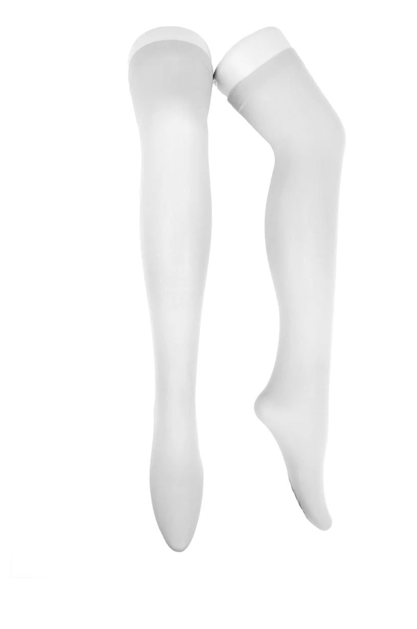 Over The Knee Stockings- White