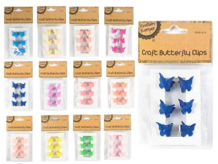 90s Butterfly Clips - Various Colours