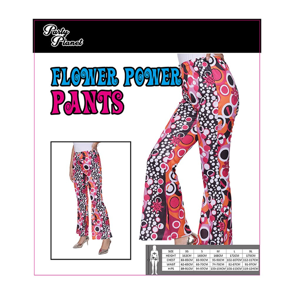 1960s Flower Power Bell Bottom Pants