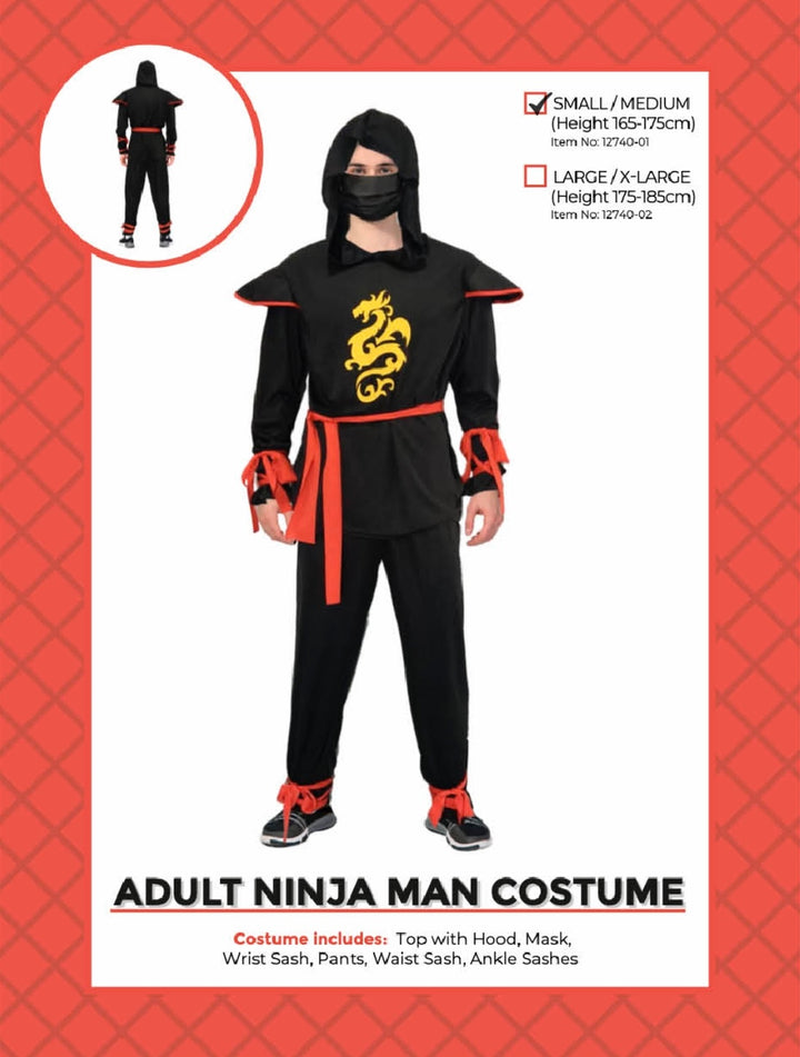 Adult Ninja Costume