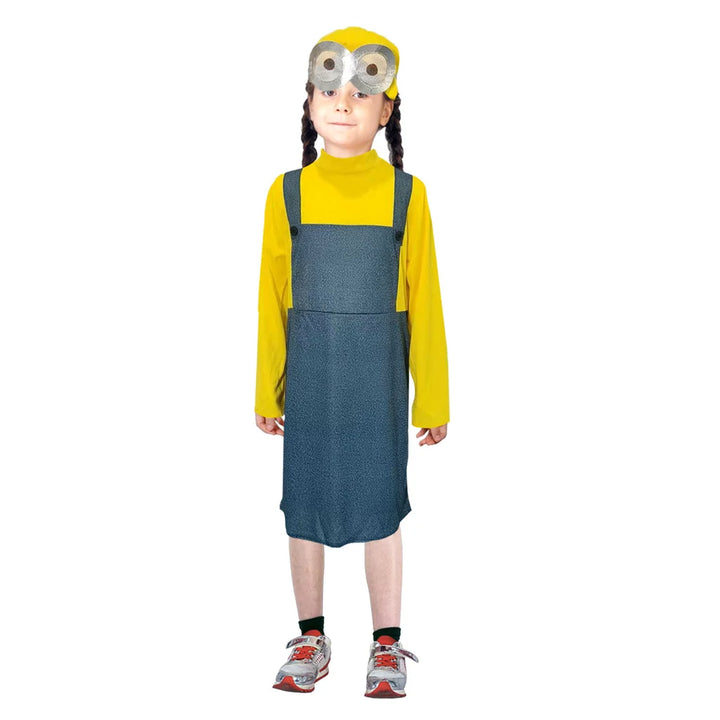 Yellow Worker Girl Minion Costume