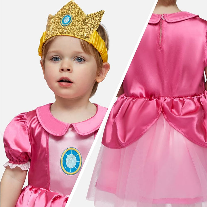 Baby 1-2 years Princess Peach Costume