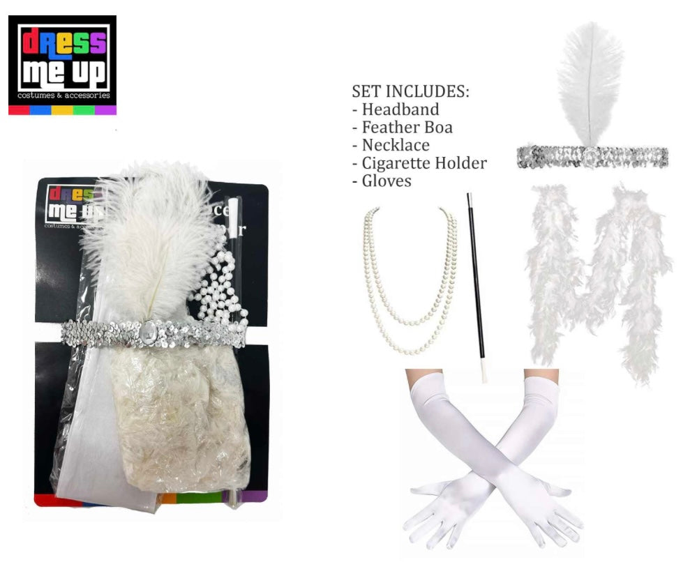 Flapper 5-Piece Set, White