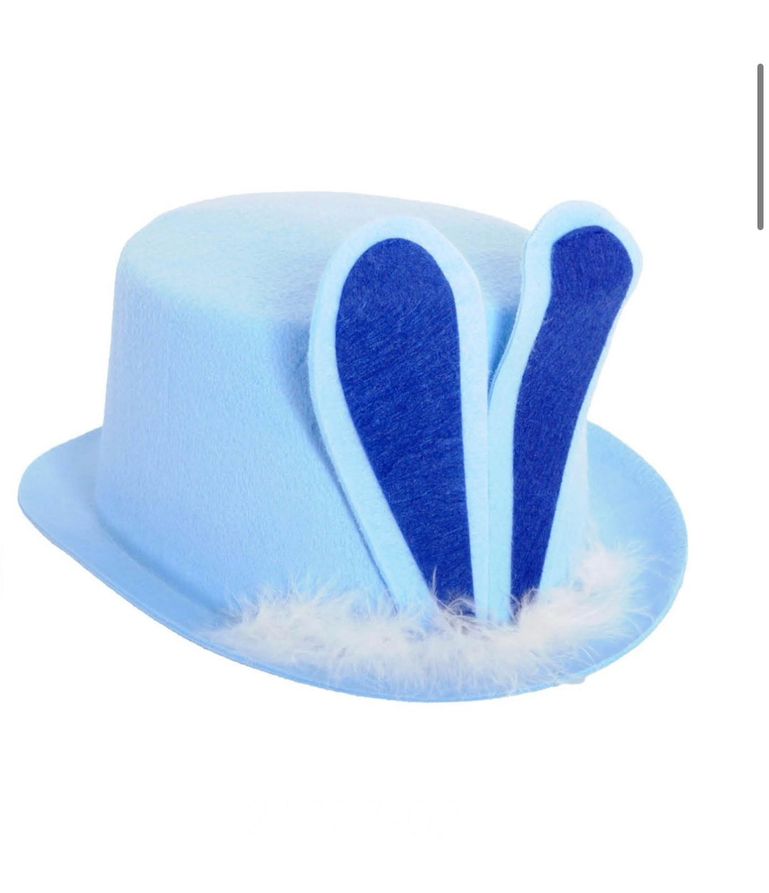 Childrens Easter Top Hat with Bunny Ears (Pink or Blue)