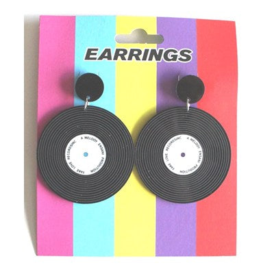 50s Record Earrings