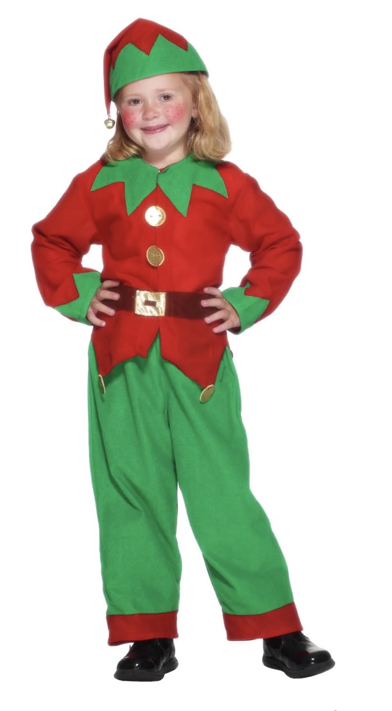 Child Christmas Elf Costume