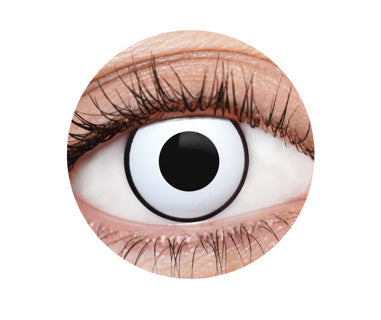 Manson White Deranged 11 Halloween Coloured Contact Lenses