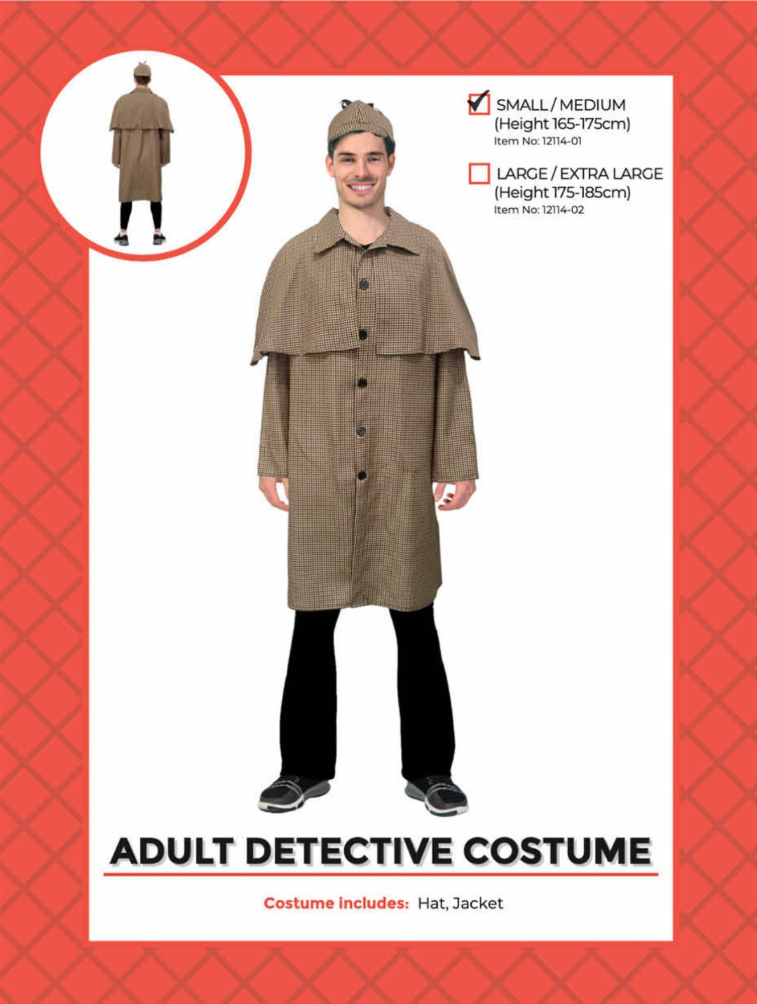 Sherlock Holmes Detective Costume