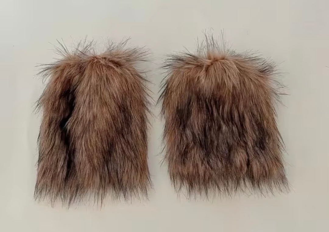 Viking Brown Fur Set
