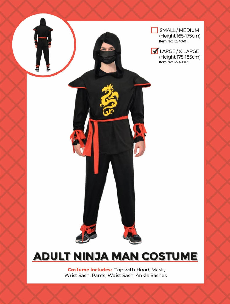 Adult Ninja Costume