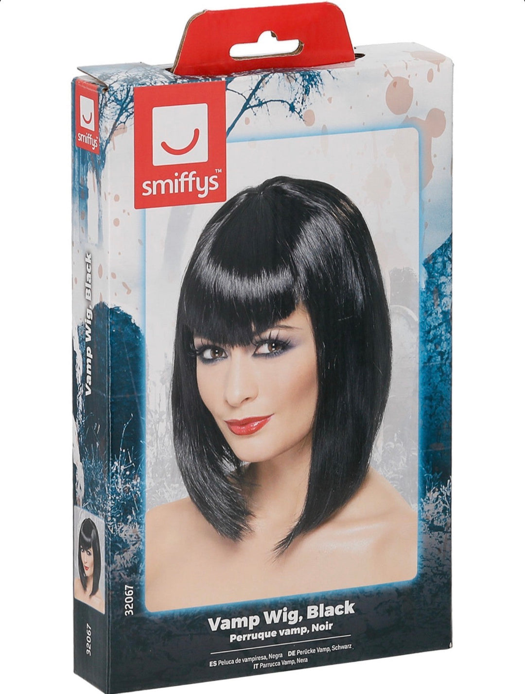 Black Vamp Coquette Wig