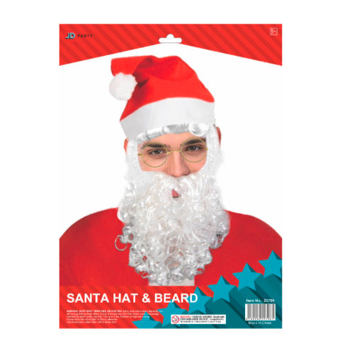 Santa Hat and Beard