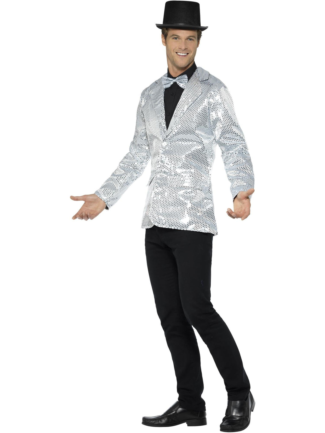 Silver Ringmaster Sequin Jacket