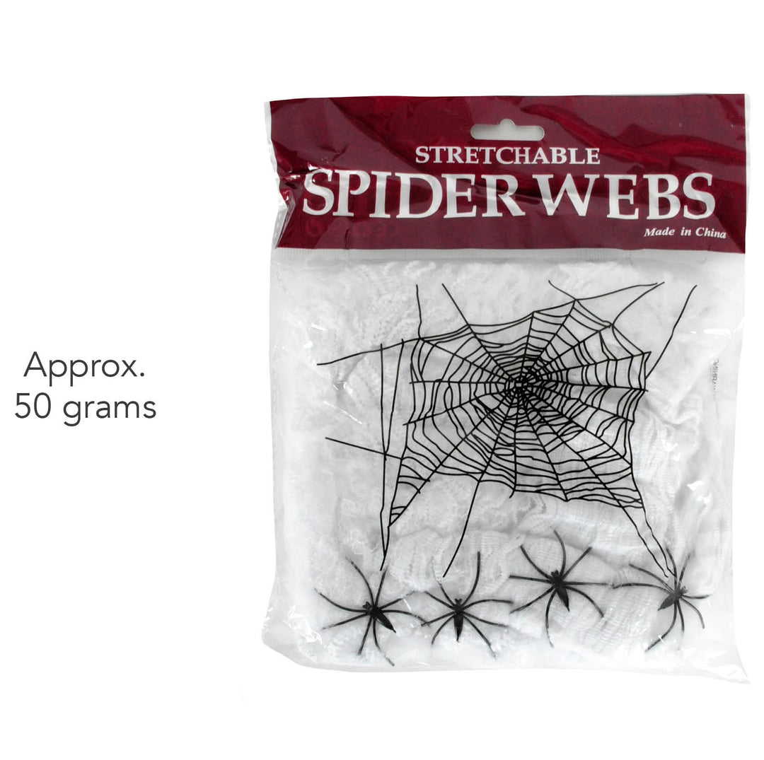 White Halloween Spider Web