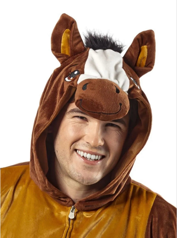 Horse Furry Onesie Adult Costume