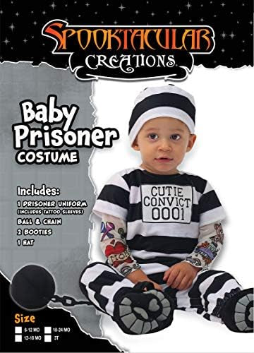 Baby 1-2 years Prisoner Costume