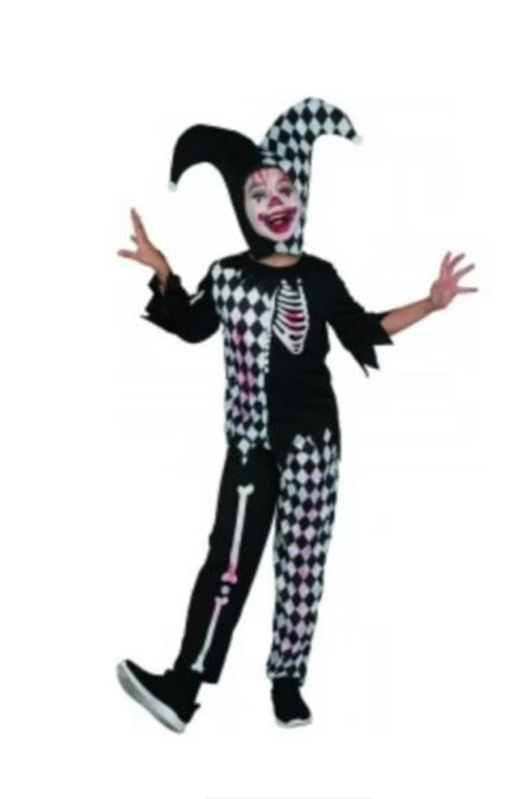 Wicked Harlequin Boys Creepy Clown
