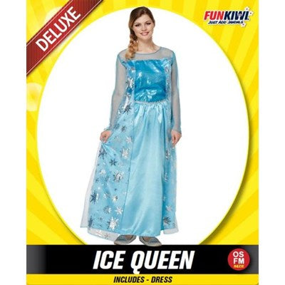 Ice Frozen Queen Costume