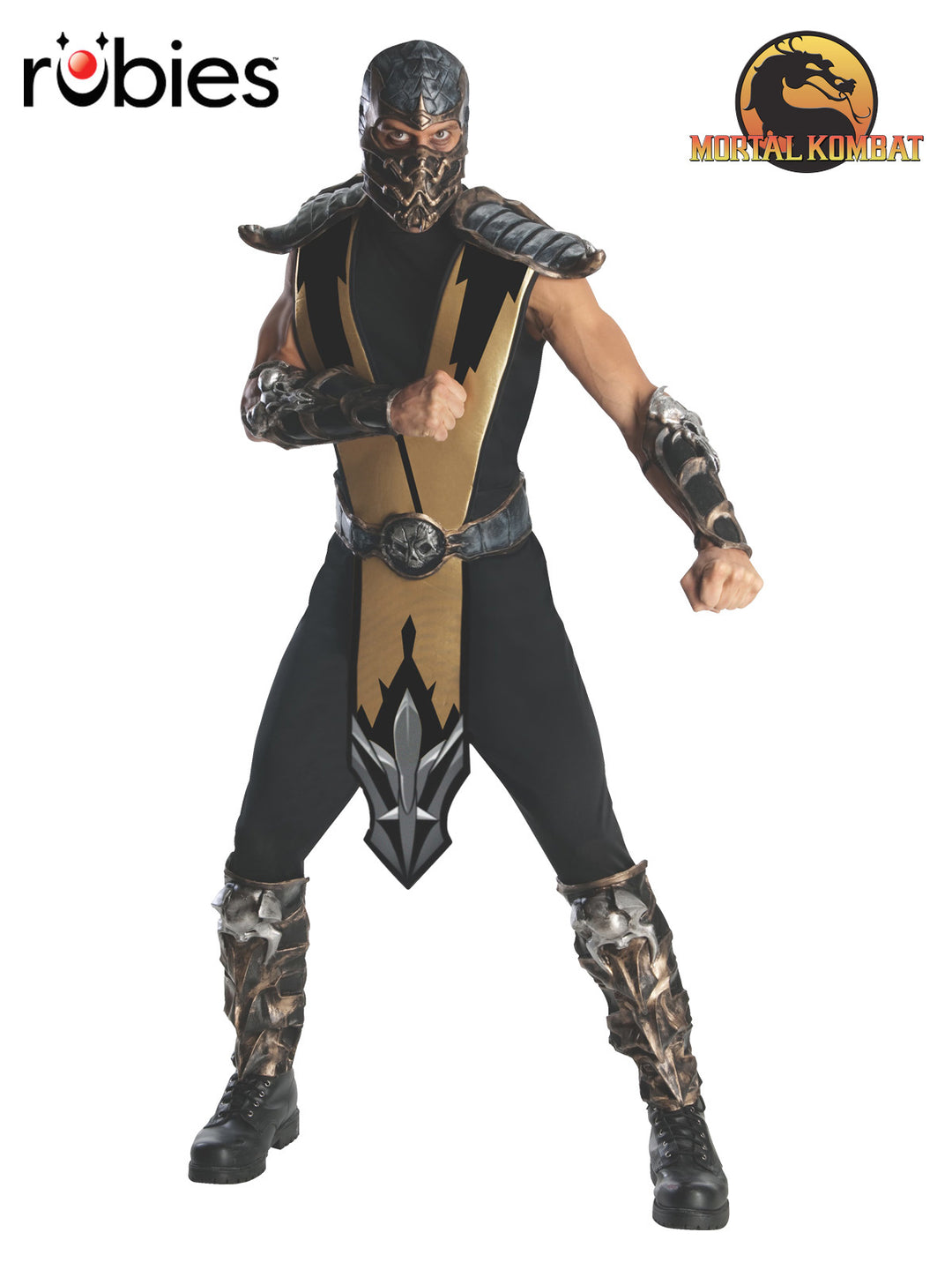 Scorpion Mortal Kombat Ninja Adult Costume