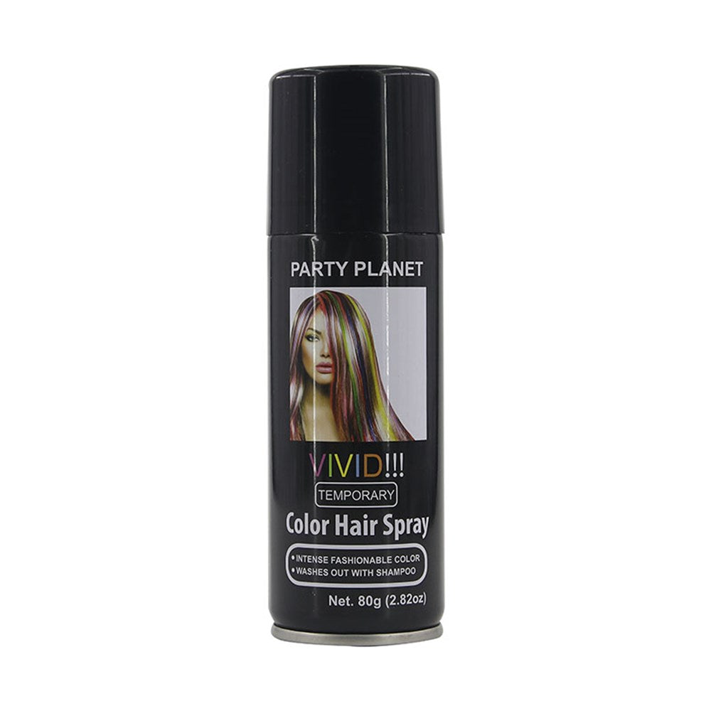 Coloured Hair Spray - Black