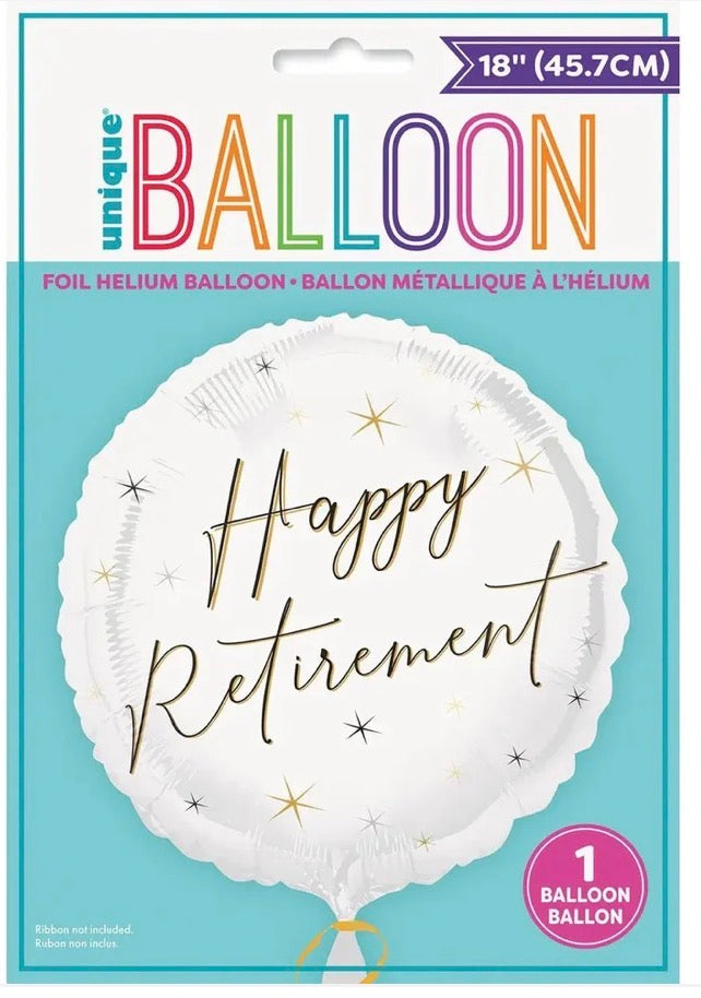 Happy Retirement Foil Balloon