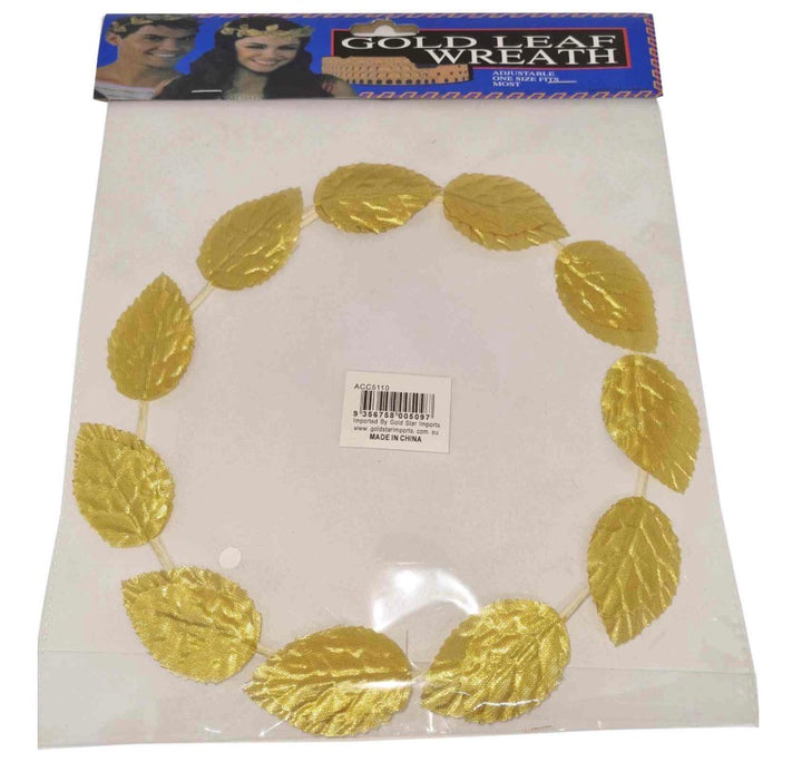 Roman Gold Leaf Wreath Headpiece