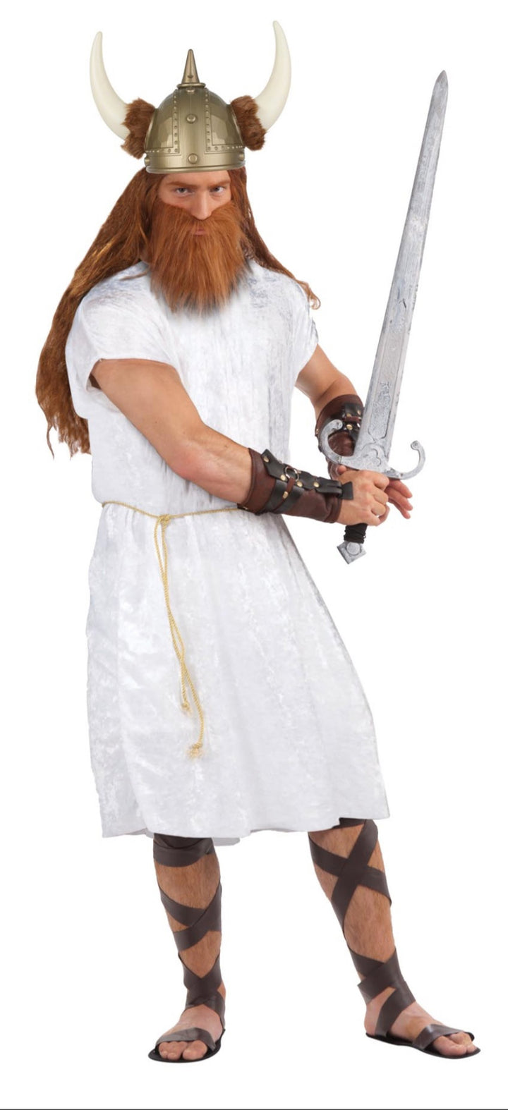 Viking White Tunic Costume