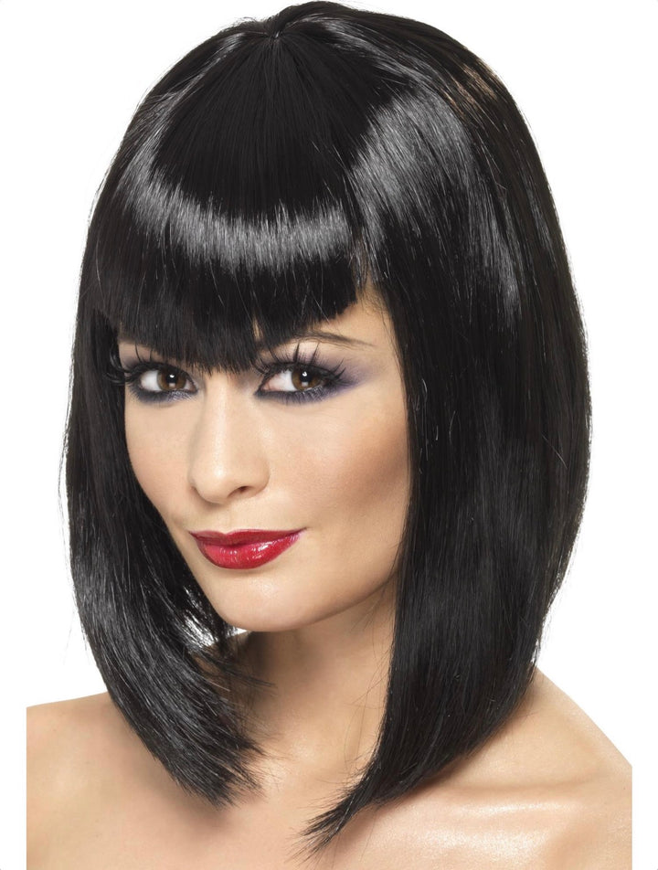 Black Vamp Coquette Wig