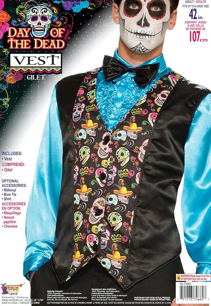 Day of the Dead Men’s Vest