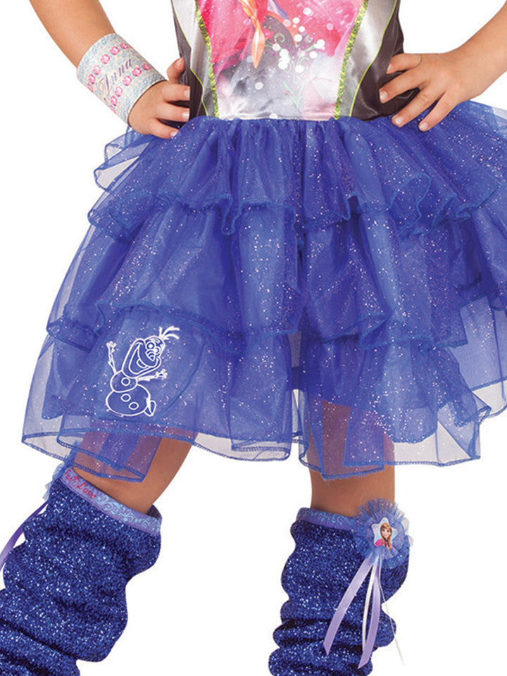 Child Frozen Anna Hooded Princess Costume