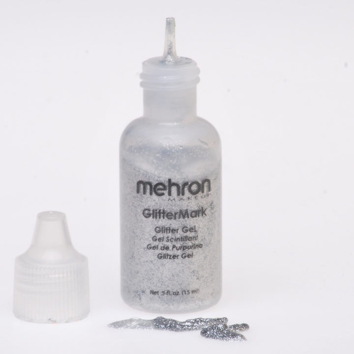 Mehron Glitter Silver Gel