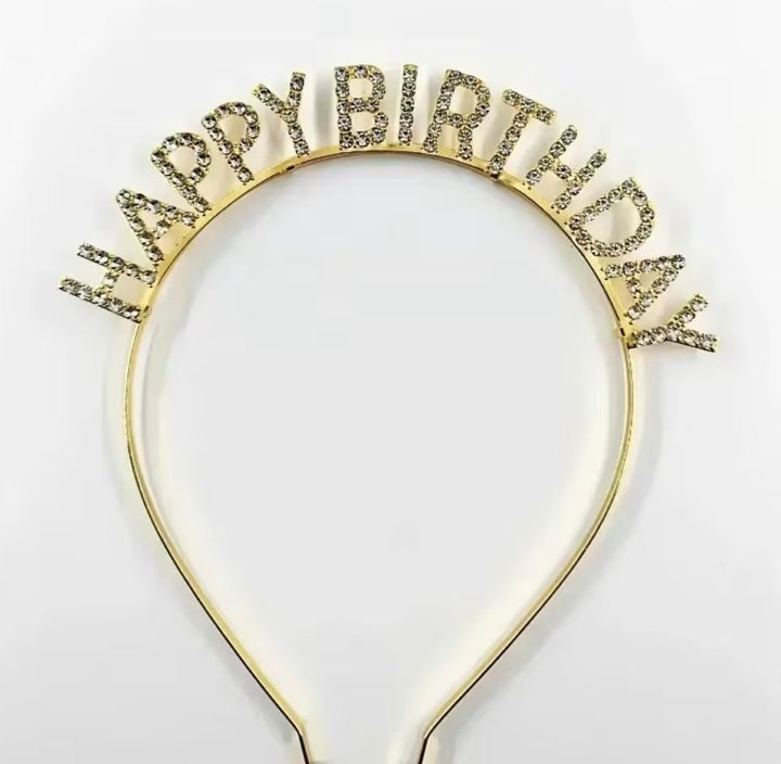 Happy Birthday Tiara Headband