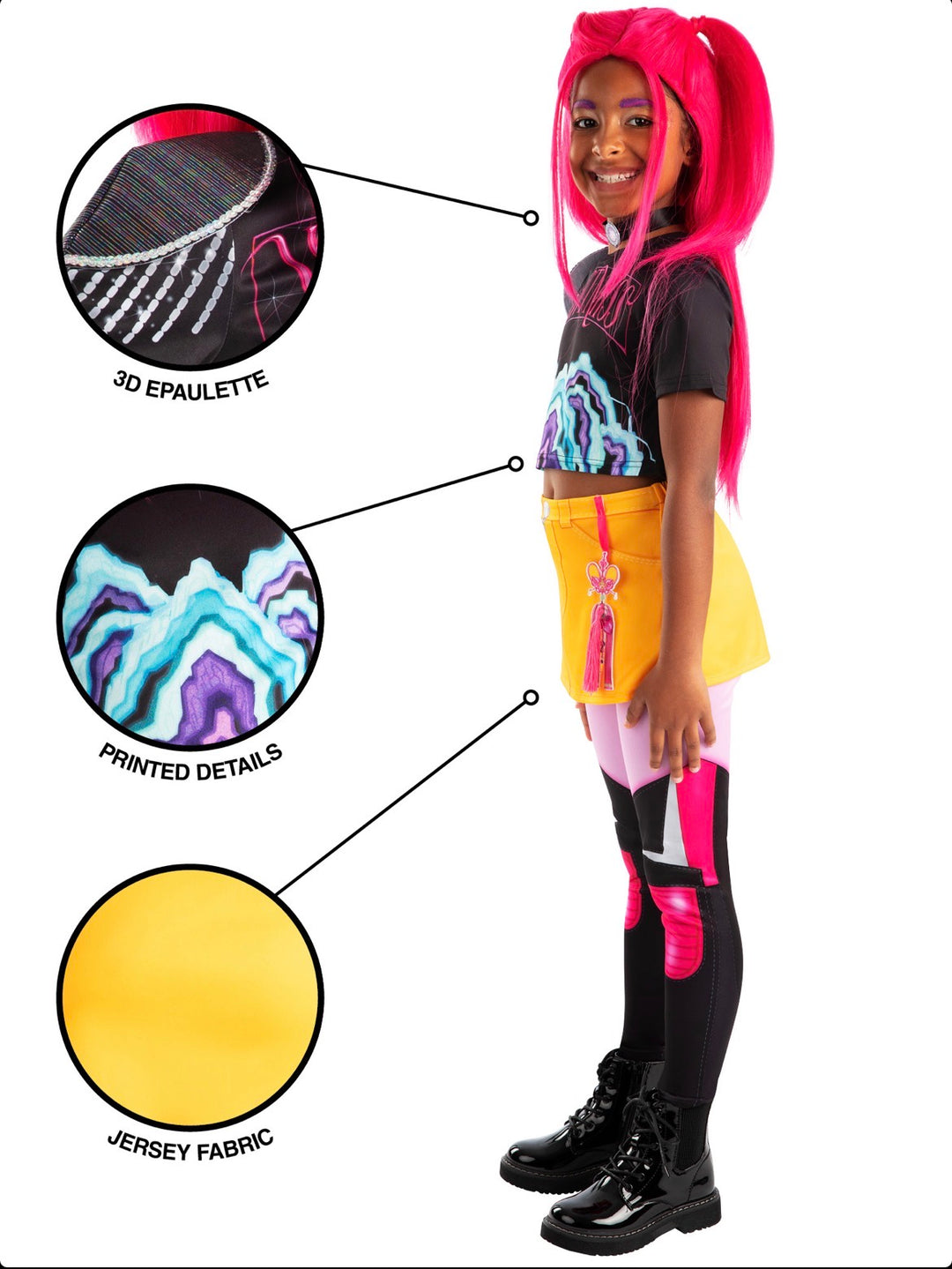 K-POP DEMON HUNTERS MIRA COSTUME, CHILD