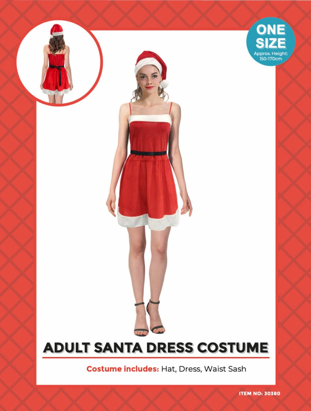 Miss Summer Claus Christmas Costume