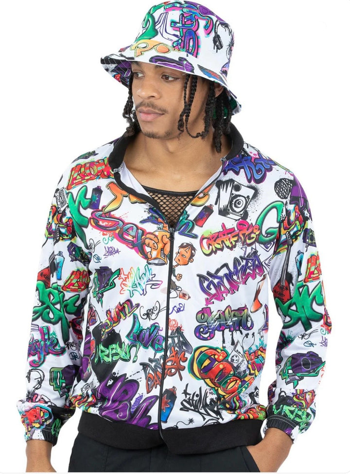1990's Hip Hop Rap  Graffiti Jacket