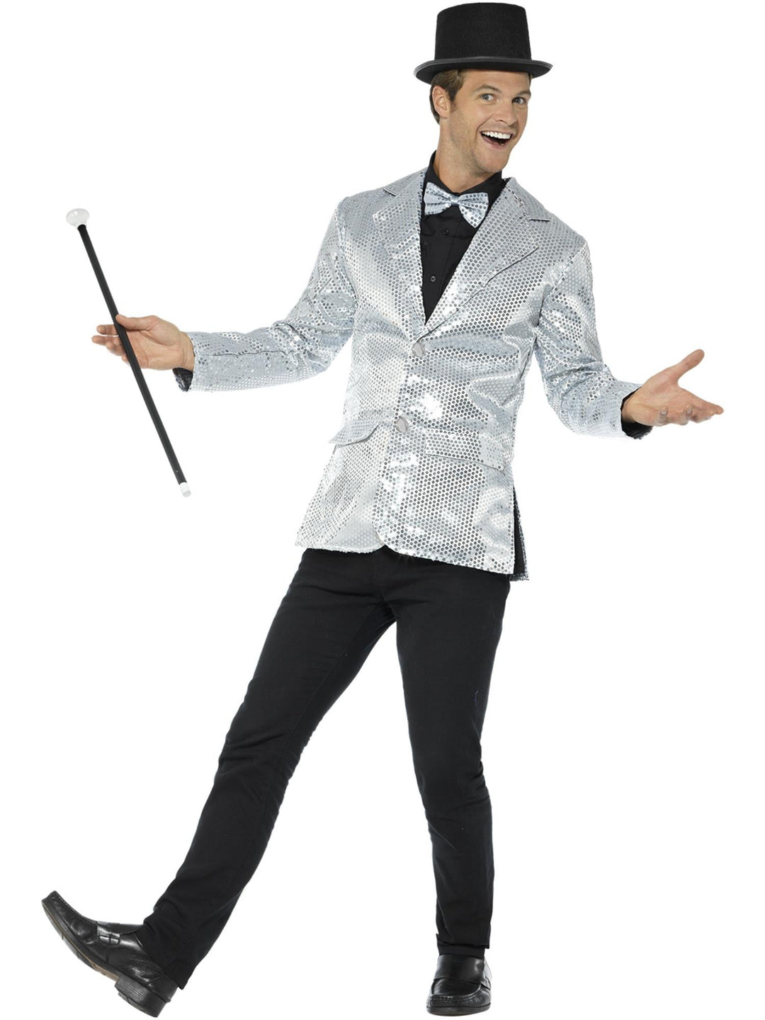 Silver Ringmaster Sequin Jacket